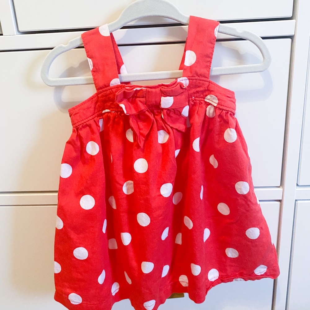 Carters Minnie Mouse Polkadot Dress 6m